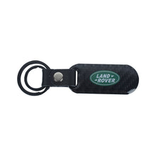 Load image into Gallery viewer, Brand New Universal 100% Real Carbon Fiber Keychain Key Ring For Land Rover