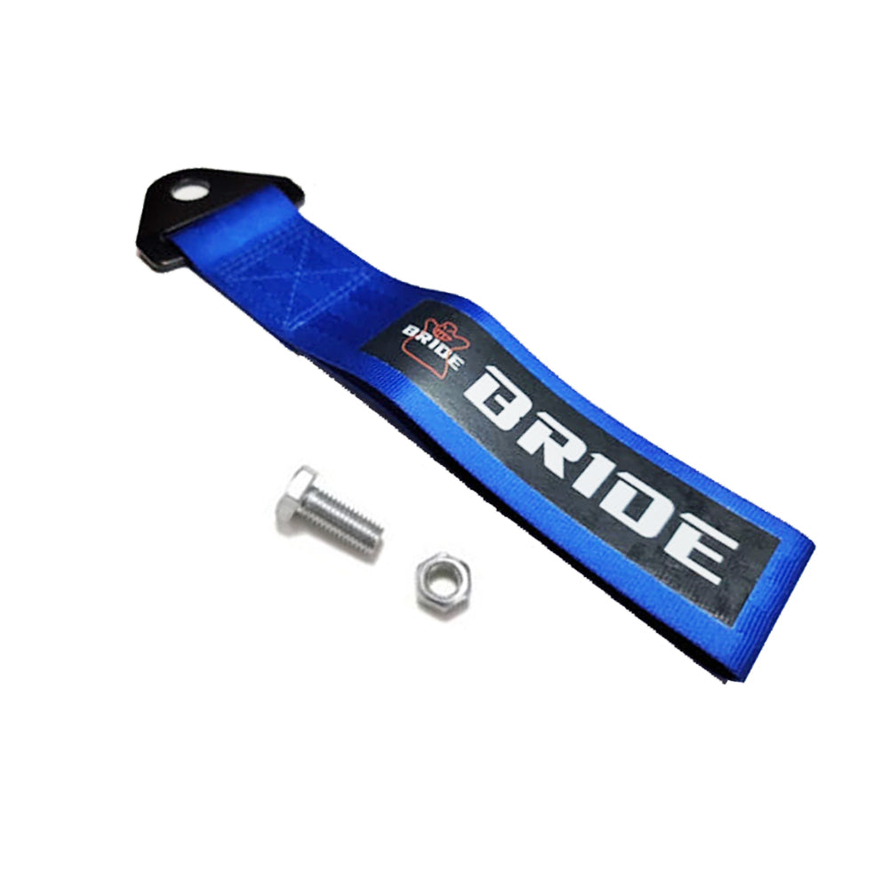 Brand New Bride Racing High Strength Blue Tow Towing Strap Hook For Front / REAR BUMPER JDM