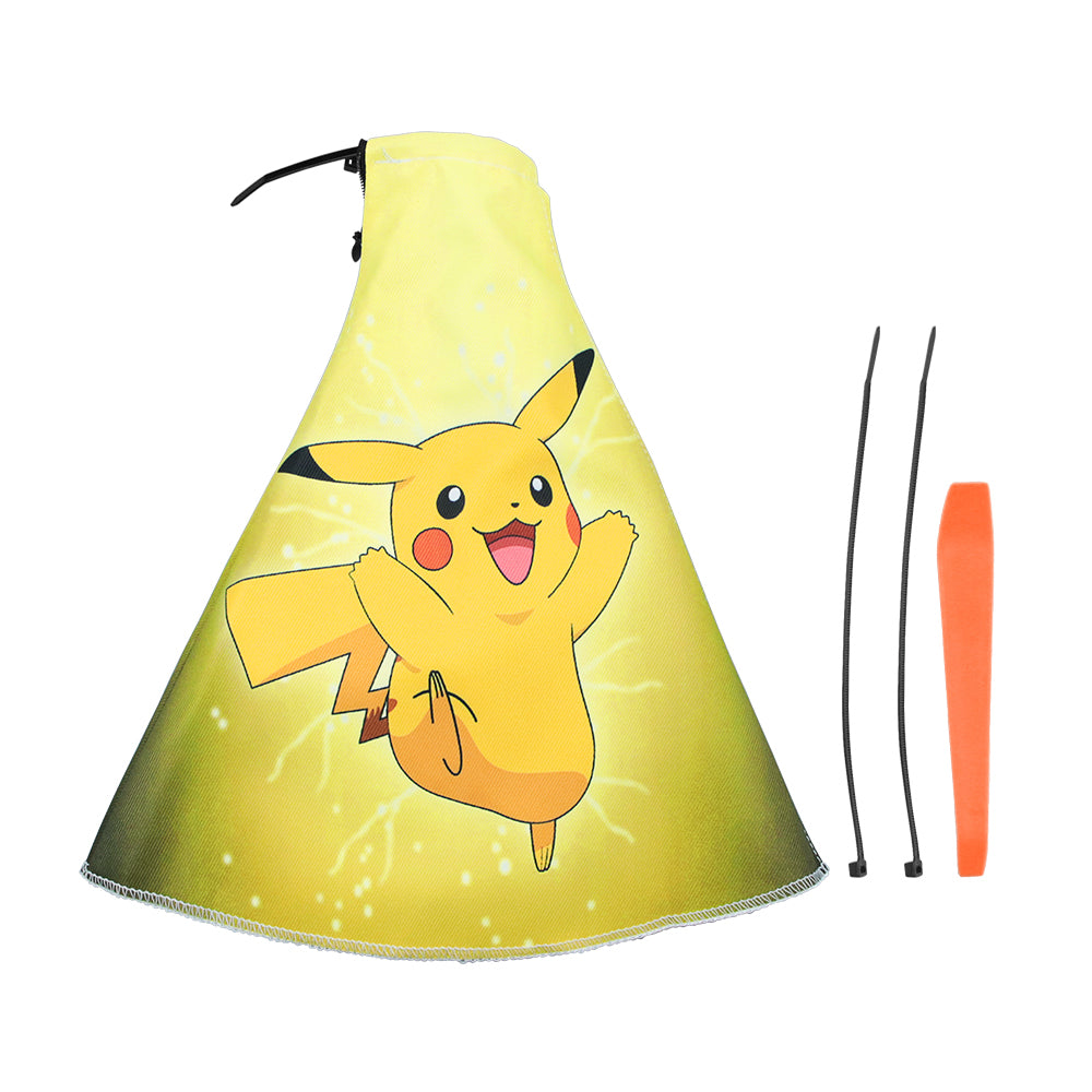 Brand New Universal Pokémon Pikachu Style Black Stitch Fabric Gear Manual Shifter Shift Knob Boot