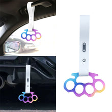 Load image into Gallery viewer, BRAND NEW KNUCKLES JDM TSURIKAWA Ring Subway Train Bus White Handle Strap Charm Drift