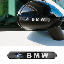 Brand New 1PCS BMW Glossy Black Car Trunk Side Fenders Door Badge Scratch Guard Sticker - JK Racing Inc