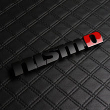 Load image into Gallery viewer, BRAND NEW 1PCS NISMO NISSAN CAR FRONT BLACK GRILLE BADGE METAL DECAL STICKER