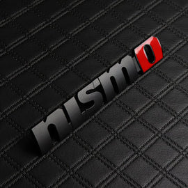 BRAND NEW 1PCS NISMO NISSAN CAR FRONT BLACK GRILLE BADGE METAL DECAL STICKER