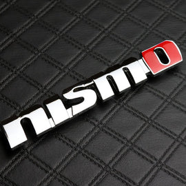 BRAND NEW 1PCS NISMO NISSAN CAR FRONT CHROME GRILLE BADGE METAL DECAL STICKER