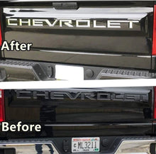 Load image into Gallery viewer, BRAND NEW 2019-2023 CHEVROLET SILVERADO 1500 2500 3500 CHROME TAILGATE LETTERS ABS 3D INSERTS