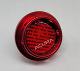 Brand New Acura Logo Red Engine Oil Fuel Filler Cap Billet For Acura