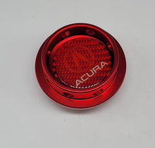 Load image into Gallery viewer, Brand New Acura Logo Red Engine Oil Fuel Filler Cap Billet For Acura