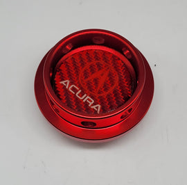Brand New Acura Logo Red Engine Oil Fuel Filler Cap Billet For Acura