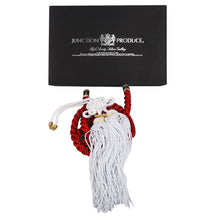 Load image into Gallery viewer, BRAND NEW UNIVERSAL VIP JUNCTION PRODUCE INTERIOR WHITE FUSA CHARM WITH RED KNOT