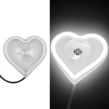Load image into Gallery viewer, BRAND NEW UNIVERSAL LOVE HEART WHITE LED Neon Flash Light Car Window Glow Electric Remote Control Lamp