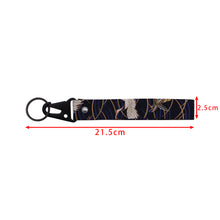 Load image into Gallery viewer, BRAND NEW JDM Sakura Bird Racing Keychain Metal key Ring Hook Strap Lanyard Universal