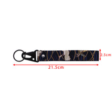 Load image into Gallery viewer, BRAND NEW JDM Sakura Bird Racing Keychain Metal key Ring Hook Strap Lanyard Universal
