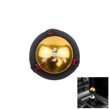 Load image into Gallery viewer, BRAND NEW JDM Mugen Leather 5 Speed Shift Knob Gold HONDA CRZ Type R Civic FA5 FG2 SI
