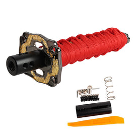 Brand New Universal 20CM Car Samurai Sword Red/White Automatic Gear Shift Knob Shifter Katana Metal