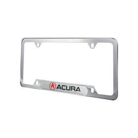 Brand New Universal 1PCS ACURA Chrome Metal License Plate Frame