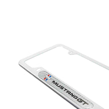Load image into Gallery viewer, Brand New Universal 2PCS Ford Mustang GT Silver Metal License Plate Frame