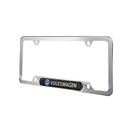Brand New Universal 1PCS VOLKSWAGEN Chrome Metal License Plate Frame