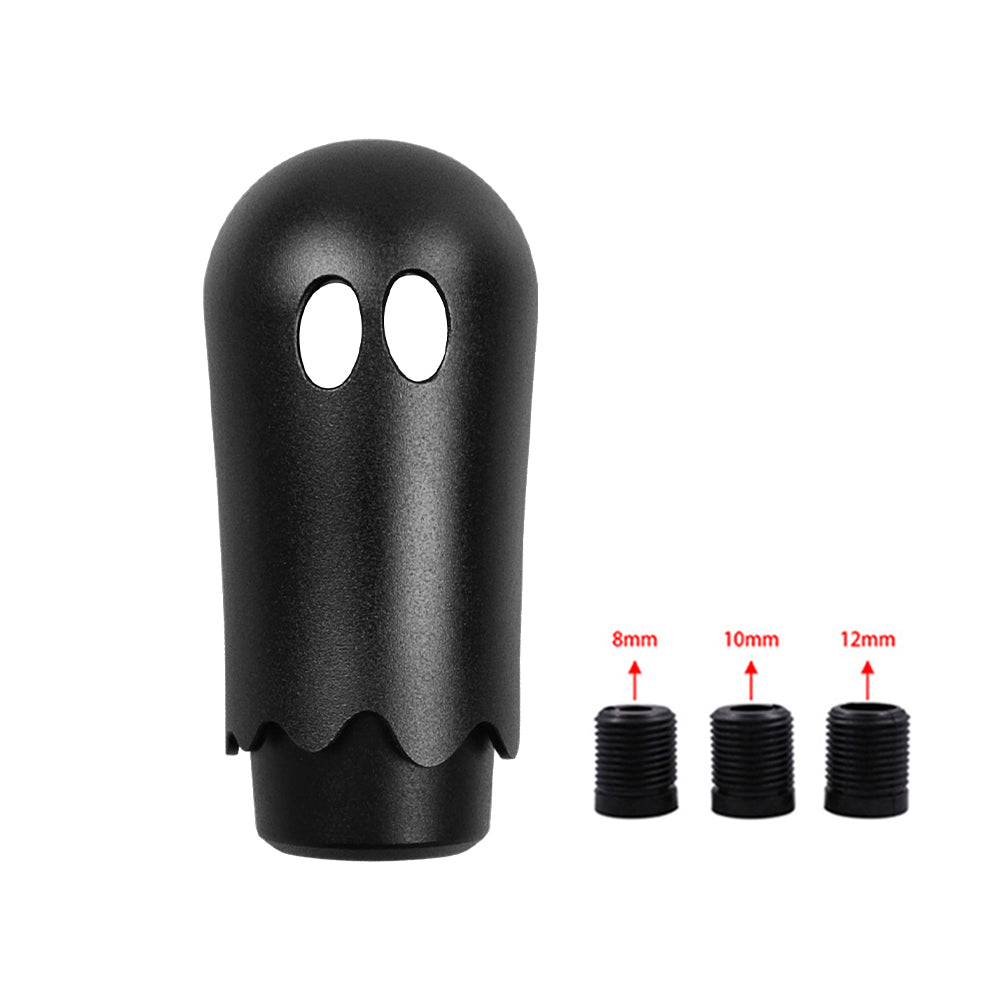 Brand New JDM Universal Ghost Aluminum Black Manual Car Gear Shift Knob Stick Shifter M8 M10 M12