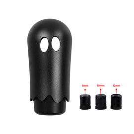 Brand New JDM Universal Ghost Aluminum Black Manual Car Gear Shift Knob Stick Shifter M8 M10 M12