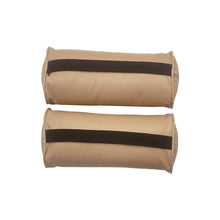 Load image into Gallery viewer, Brand New 2PCS Embroidery JP Junction Produce Vip Car Neck Rest Pillow Beige Headrest Cushion
