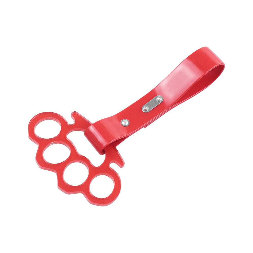 BRAND NEW KNUCKLES JDM TSURIKAWA Ring Subway Train Bus Red Strap Charm Drift