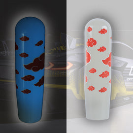 Brand New 15CM NARUTO AKATSUKI CLOUD Universal Glow In the Dark Blue Manual Long Stick Shift Knob M8 M10 M12 Adapter