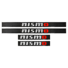 Load image into Gallery viewer, Brand New 4PCS Universal Nismo Real Carbon Fiber Black Car Door Scuff Sill Cover Panel Step Protector