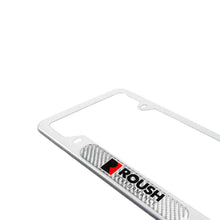 Load image into Gallery viewer, Brand New Universal 2PCS ROUSH PERFORMANCE Silver Metal License Plate Frame