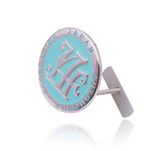 Load image into Gallery viewer, Brand New Universal Japan Automobile Federation JAF METAL Teal Emblem Badge Cars Front Grille