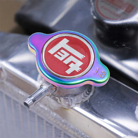 Brand New JDM 1.3bar 15mm TOYOTA TEQ Neo-Chrome Racing Cap High Pressure Radiator Cap For Toyota