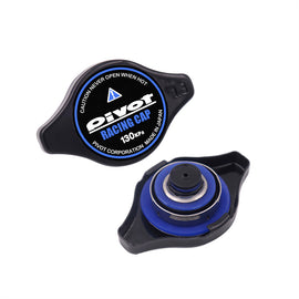 Brand New JDM 1.3bar 9mm Pivot Racing Black Racing Cap High Pressure Radiator Cap For Universal
