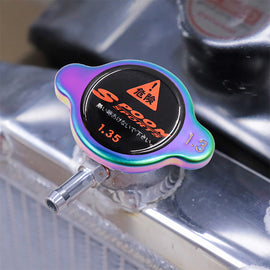 Brand New JDM 1.3bar 15mm Spoon Sports Racing Neo Chrome Radiator Cap S Type For Universal