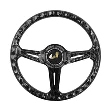 Load image into Gallery viewer, BRAND NEW UNIVERSAL 350MM 14&#39;&#39; Forge Carbon Fiber Style Acrylic Deep Dish 6 Holes Steering Wheel w/Horn Button Cover