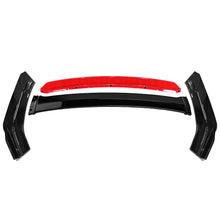 Load image into Gallery viewer, BRAND NEW 4PCS Universal Front Bumper Lip Spoiler Splitter Protector Glossy Black/Red