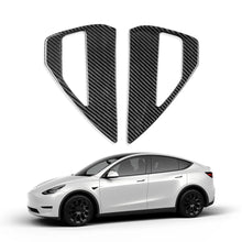 Load image into Gallery viewer, BRAND NEW 2020-2023 TESLA MODEL Y / 2017-2023 MODEL 3 REAL CARBON FIBER MOLDED CHARGING PORT COVER TRIM
