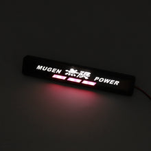 Load image into Gallery viewer, BRAND NEW 1PCS MUGEN LED LIGHT CAR FRONT GRILLE BADGE ILLUMINATED DECAL STICKER