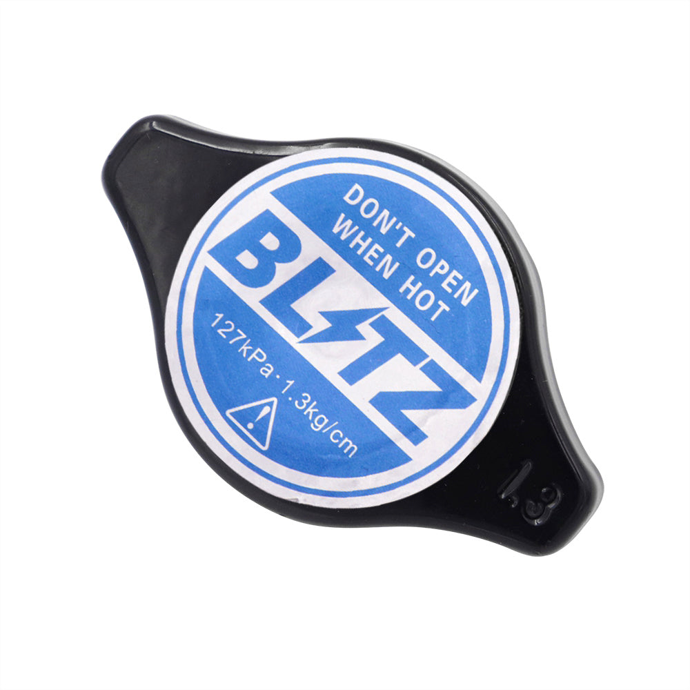 Brand New JDM 1.3bar 9mm Blitz Racing Black Racing Cap High Pressure Radiator Cap For Universal