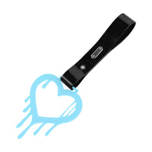 Load image into Gallery viewer, Brand New Drip Heart Teal JDM TSURIKAWA Ring Subway Train Bus Handle Black Strap Charm Drift