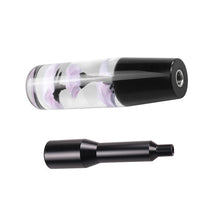 Load image into Gallery viewer, Brand New JDM 15CM Pink Real Flowers Manuel Gear Stick Shift Knob M8 M10 M12 &amp; Black Shifter Extender Extension