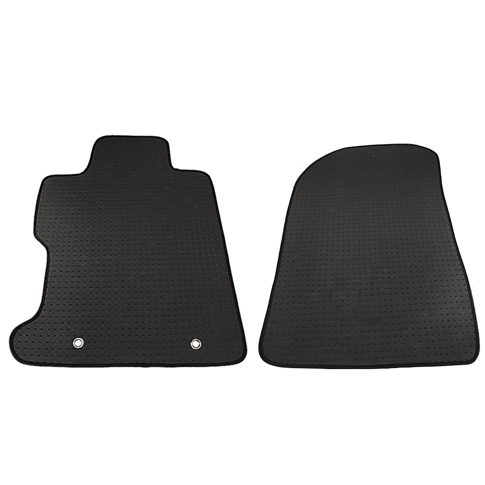 BRAND NEW 2006-2011 Honda Civic Bride Fabric Black Custom Fit Floor Mats Interior Carpets LHD