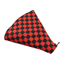 Load image into Gallery viewer, Brand New Universal Checkered Red Black Stitch Fabric Gear Manual Shifter Shift Knob Boot
