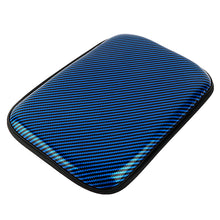 Load image into Gallery viewer, BRAND NEW UNIVERSAL CARBON FIBER BLUE Car Center Console Armrest Cushion Mat Pad Cover