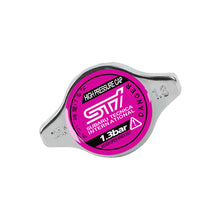 Load image into Gallery viewer, Brand New JDM 1.3bar 9mm Subaru STI Chrome Racing Cap High Pressure Radiator Cap