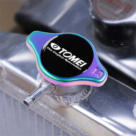 Brand New JDM 1.3bar 9mm TOMEI Neo Chrome Racing Cap High Pressure Radiator Cap For Universal