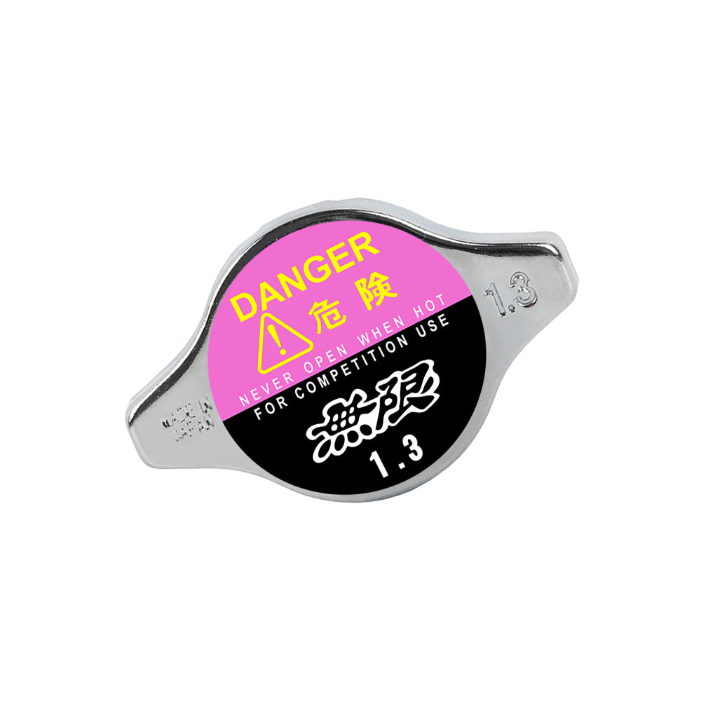 Brand New JDM 1.3bar 9mm Mugen Chrome Racing Cap High Pressure Radiator Cap For Universal