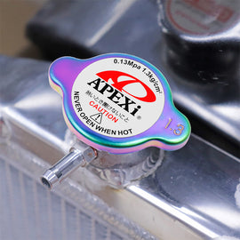 Brand New JDM 1.3bar 15mm APEXI Racing Neo-Chrome Radiator Cap S Type Universal