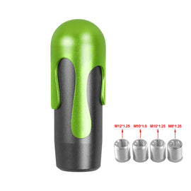 Brand New Universal Ice Cream Aluminum Black Green Manual Car Gear Shift Knob Stick Shifter M8 M10 M12