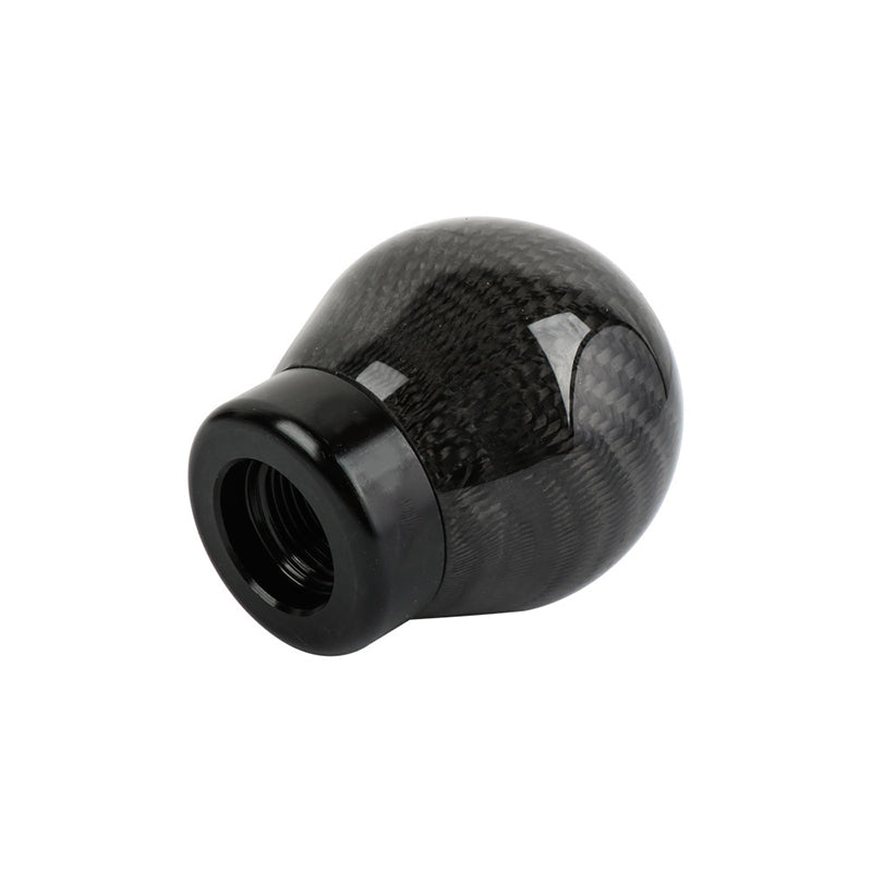 Brand New Universal Real Carbon Fiber Black Round Ball Manual Car Racing Gear Shift Knob Shifter M12 M10 M8