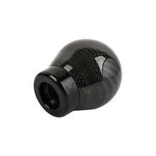 Load image into Gallery viewer, Brand New Universal Real Carbon Fiber Black Round Ball Manual Car Racing Gear Shift Knob Shifter M12 M10 M8