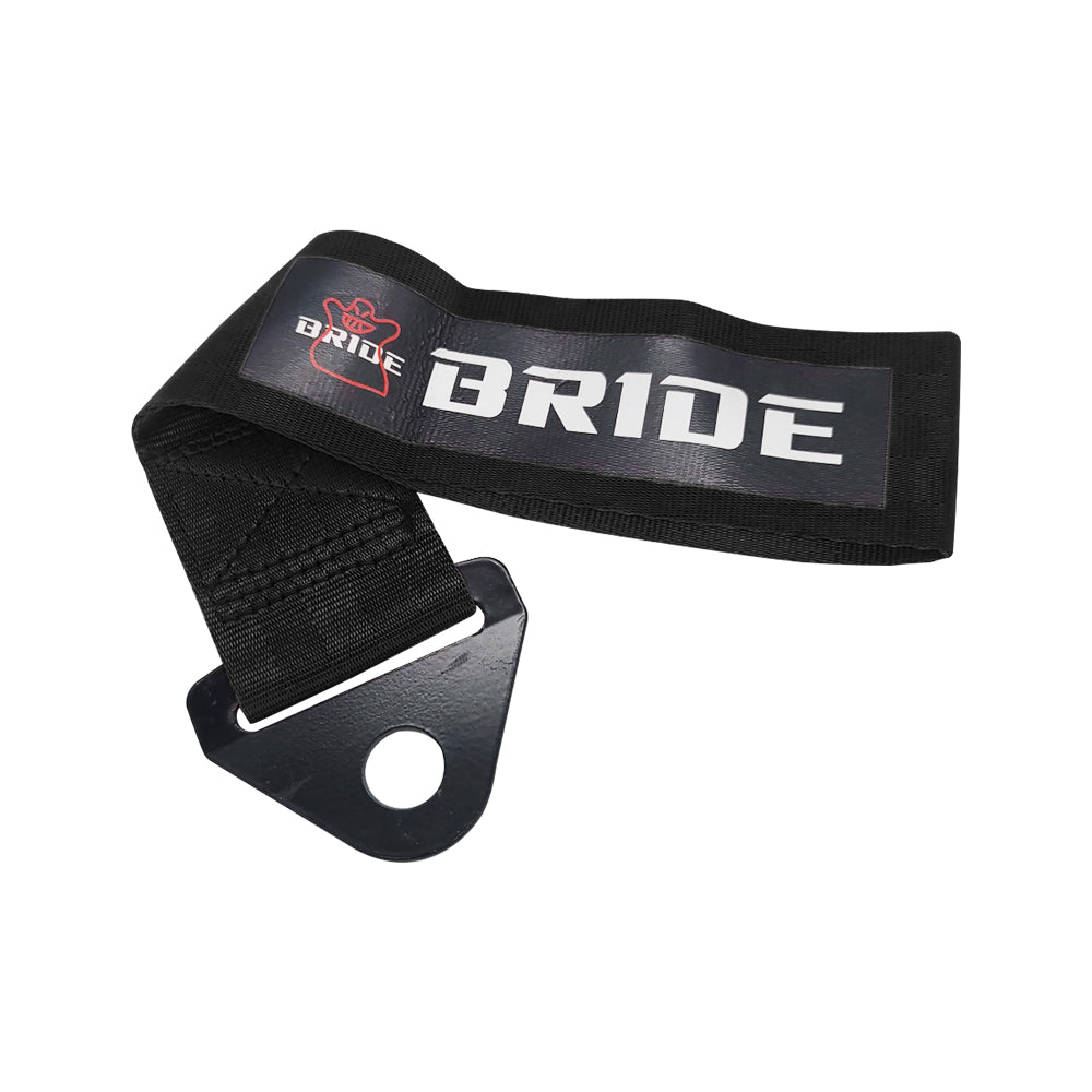 Brand New Bride High Strength Black Tow Towing Strap Hook For Front / REAR BUMPER JDM